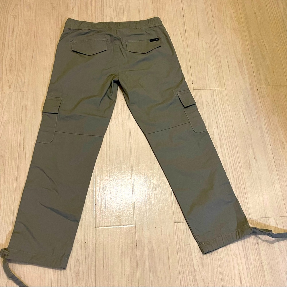 Sanctuary Pants Green Army Size 27 Slim Fit with Elastic Waistband - Picture 13 of 15